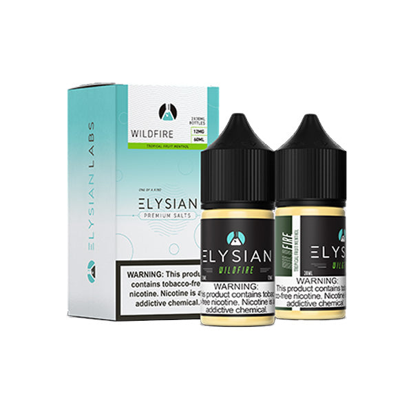 Elysian Salt Series E-Liquid x2-30mL (Salt Nic) | Wildfire with packaging