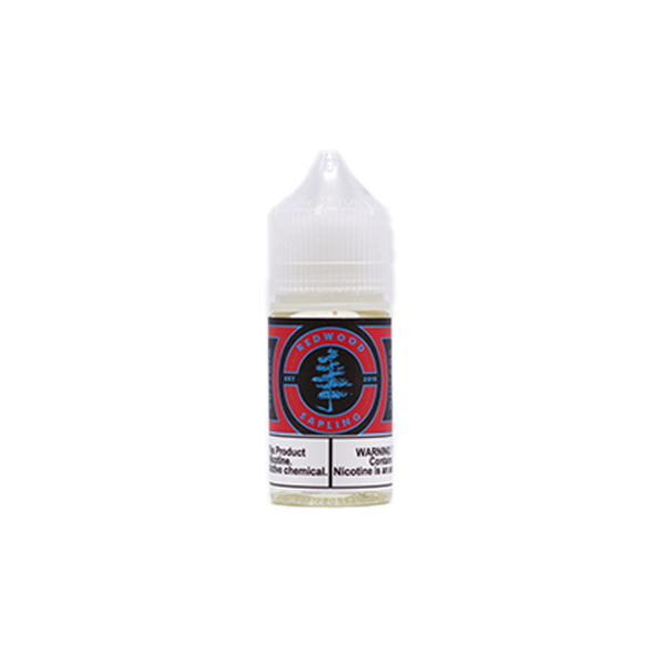 Redwood Salt Series E-Liquid 30mL Winter Sunset Red Blue Bottle