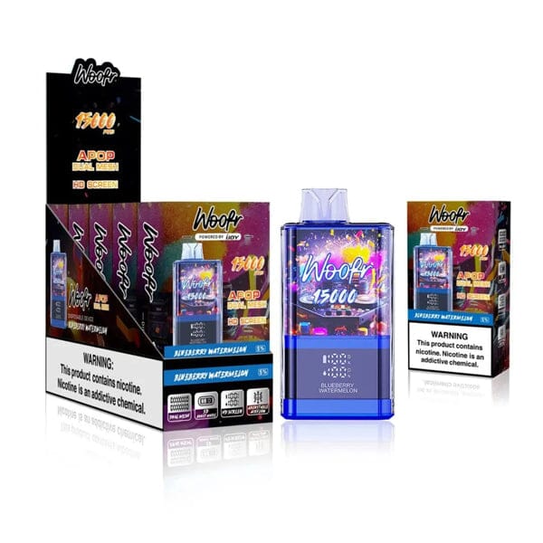 Woofr Disposable | 15000 Puffs | 20mL | 50mg | MOQ 5 | Blueberry Watermelon with Packaging