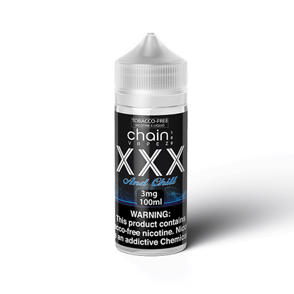 Chain Vapez Series E-Liquid | 100mL | 3mg | XXX and Chill Bottle