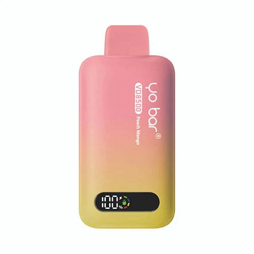 Yo Bar Disposable 8500 Puffs 16mL 50mg | MOQ 5 Peach Mango