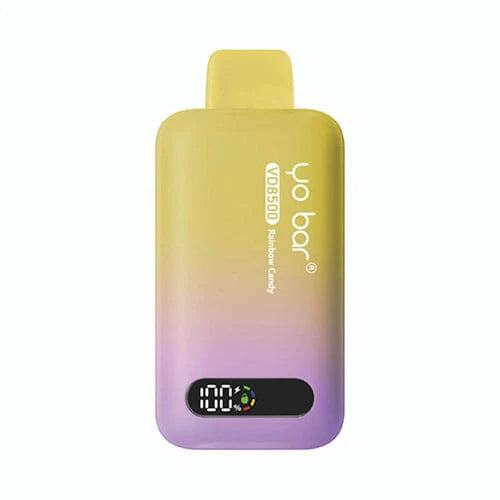 Yo Bar Disposable 8500 Puffs 16mL 50mg | MOQ 5 Rainbow Candy