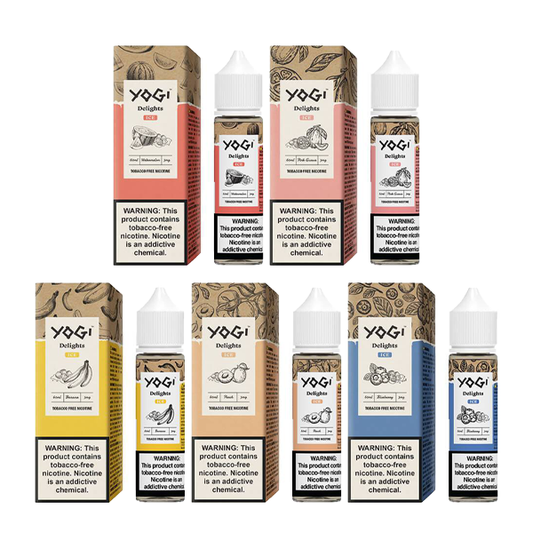 Yogi Delights TFN Series E-Liquid 60mL | group photo