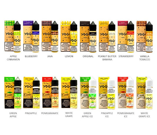 Yogi E-Liquid 60mL | (Original & Farms Series) Group Photo