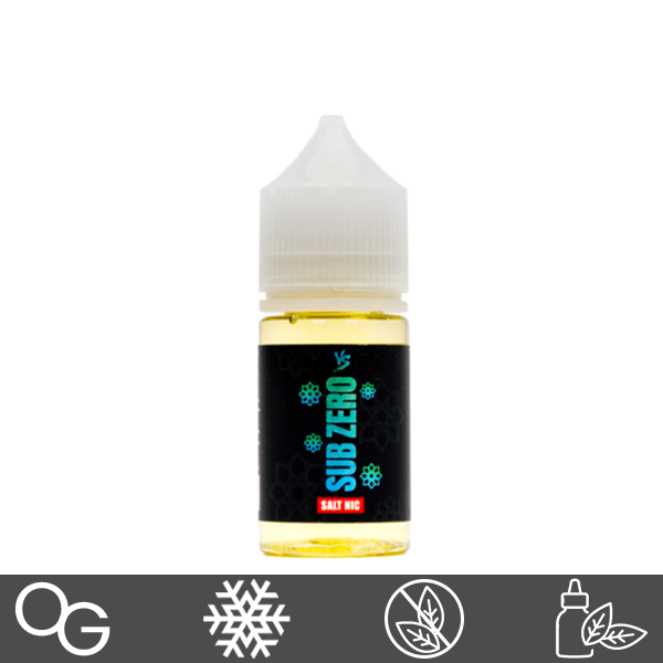 Zero Degrees (Subzero) Salt Series E-Liquid 30mL (Salt Nic) | Zero Degrees Tf Nic