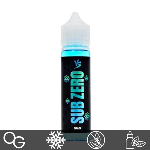 Zero Degrees (Subzero) Series E-Liquid 60mL (Freebase) | Zero Degrees Tf Nic