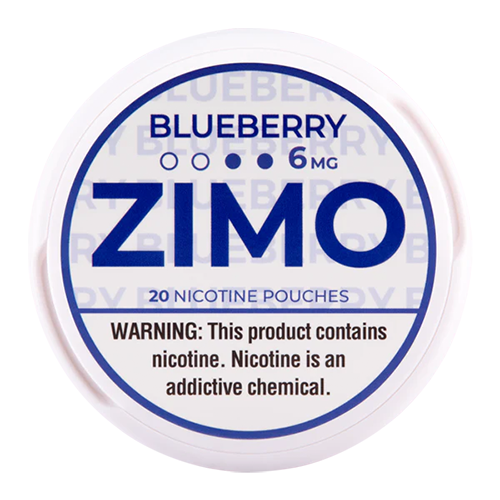 Zimo Nicotine Pouches (20ct Can)(5-Can Pack) Blueberry 6mg