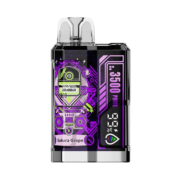 ZOVOO DRAGBAR B3500 Disposable 3500 Puffs 8mL 50mg MOQ 10 | Sakura Grape