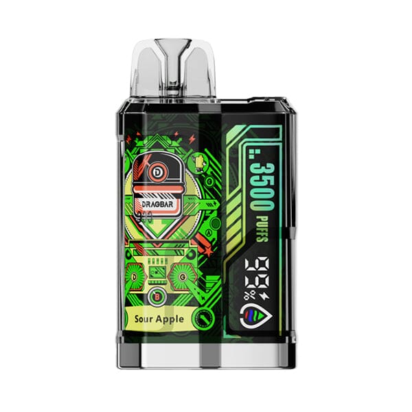 ZOVOO DRAGBAR B3500 Disposable 3500 Puffs 8mL 50mg MOQ 10 | Sour Apple